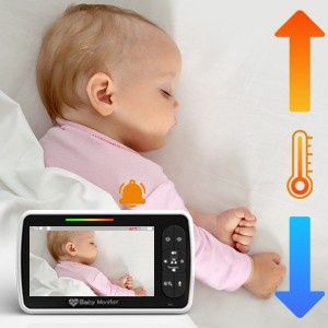 Видеоняня BABY MONITOR  SM 650 с дисплеем 5.0 LCD и поворотный камерой