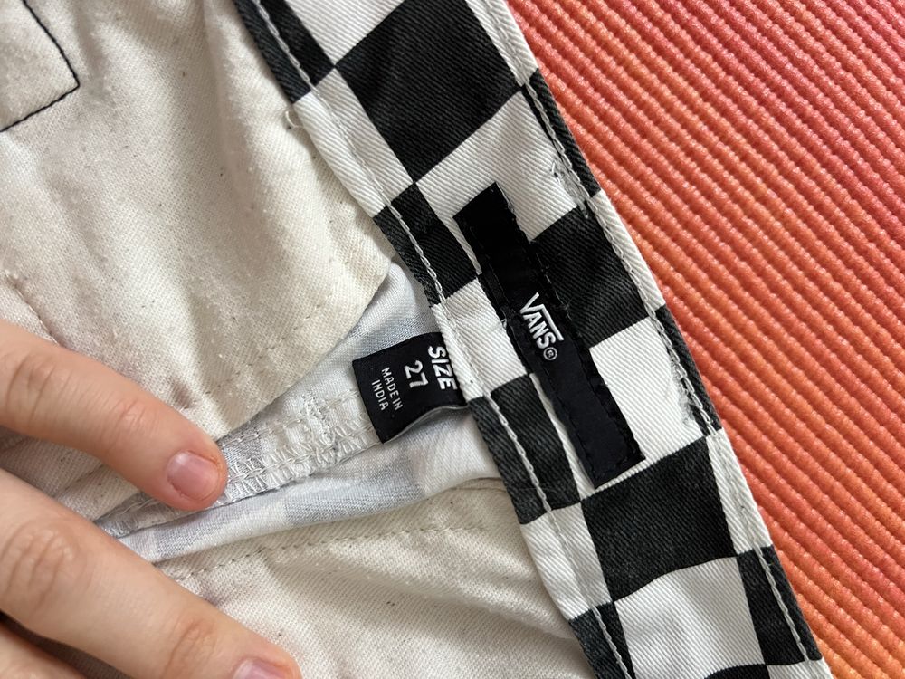 штани джинси vans шахматні в клітинку