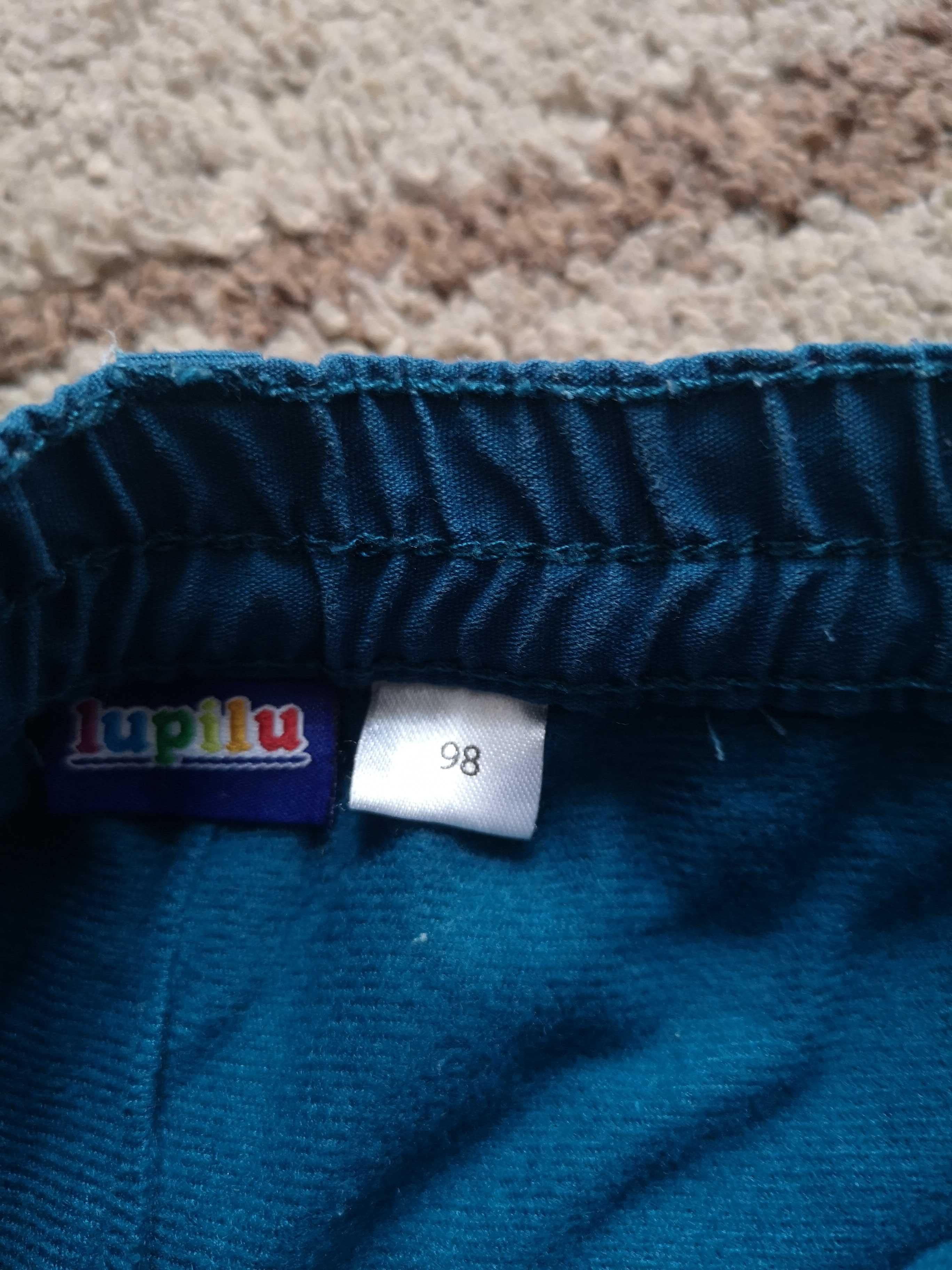Wygodne lekko ocieplane spodnie dla chłopca Lupilu rozmiar 98/104