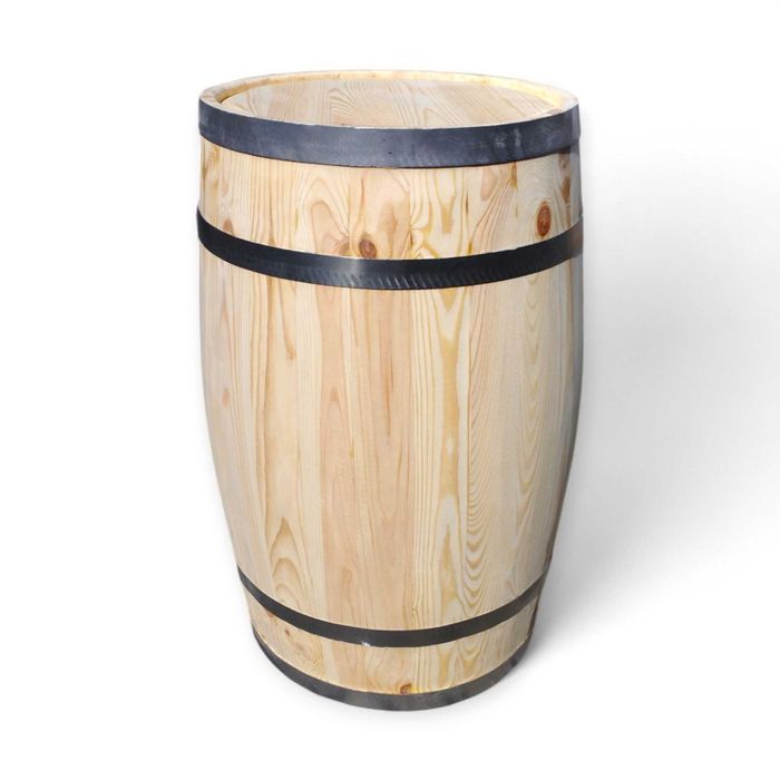 beczka drewniana 135L  dekoracja ogrodowa  donica kwietnik deszczówka