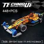 Klocki Technic Technique konstrukcyjne samochód wyścigowy formula 1 bo