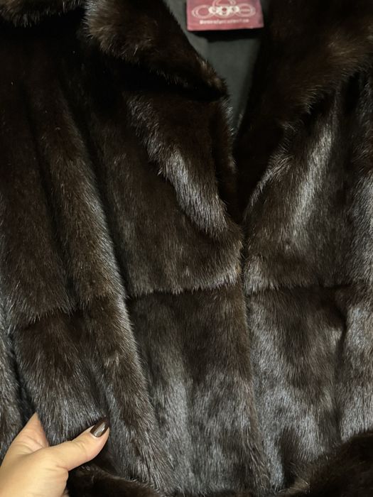 Шуба норкова подовжена