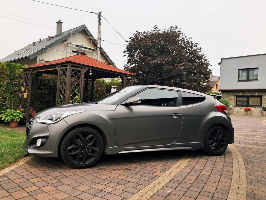 Hyundai Veloster Turbo szary mat 1.6 LPG Navi