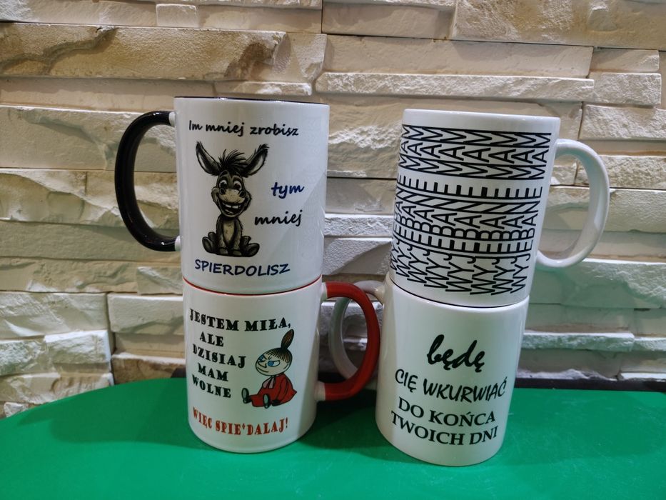 Wyprzedaż kubków ponad 30 wzorów  15 zł/ szt