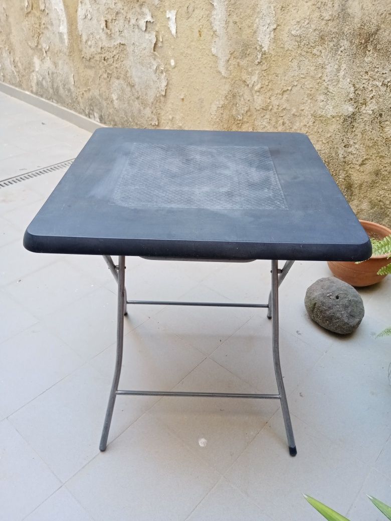 Mesa jardim desdobrável