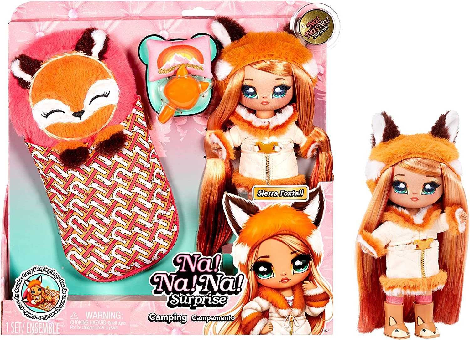 На На На Сиерра Фокстейл Na Na Na Surprise Camping Doll Sierra Foxtail