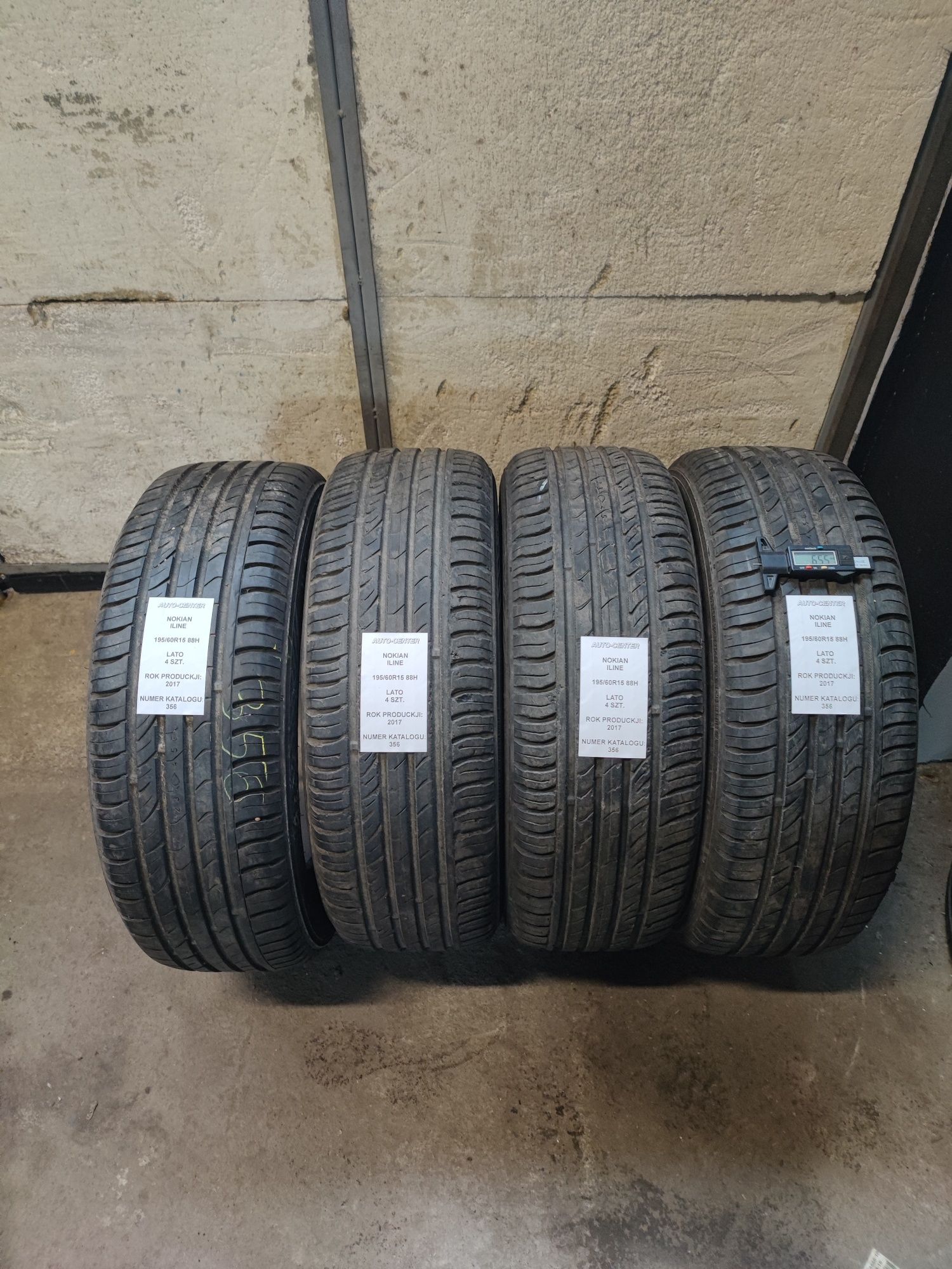 Opony letnie 195/60R15 88H Nokian ILine 2017r