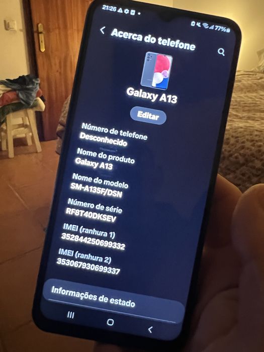 Samsung A13 bom estado
