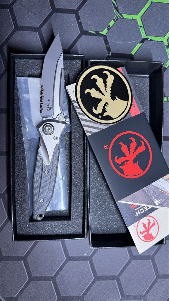 Microtech Socom Bravo Mini Titanium Tanto M390 261M‑8 CFTI