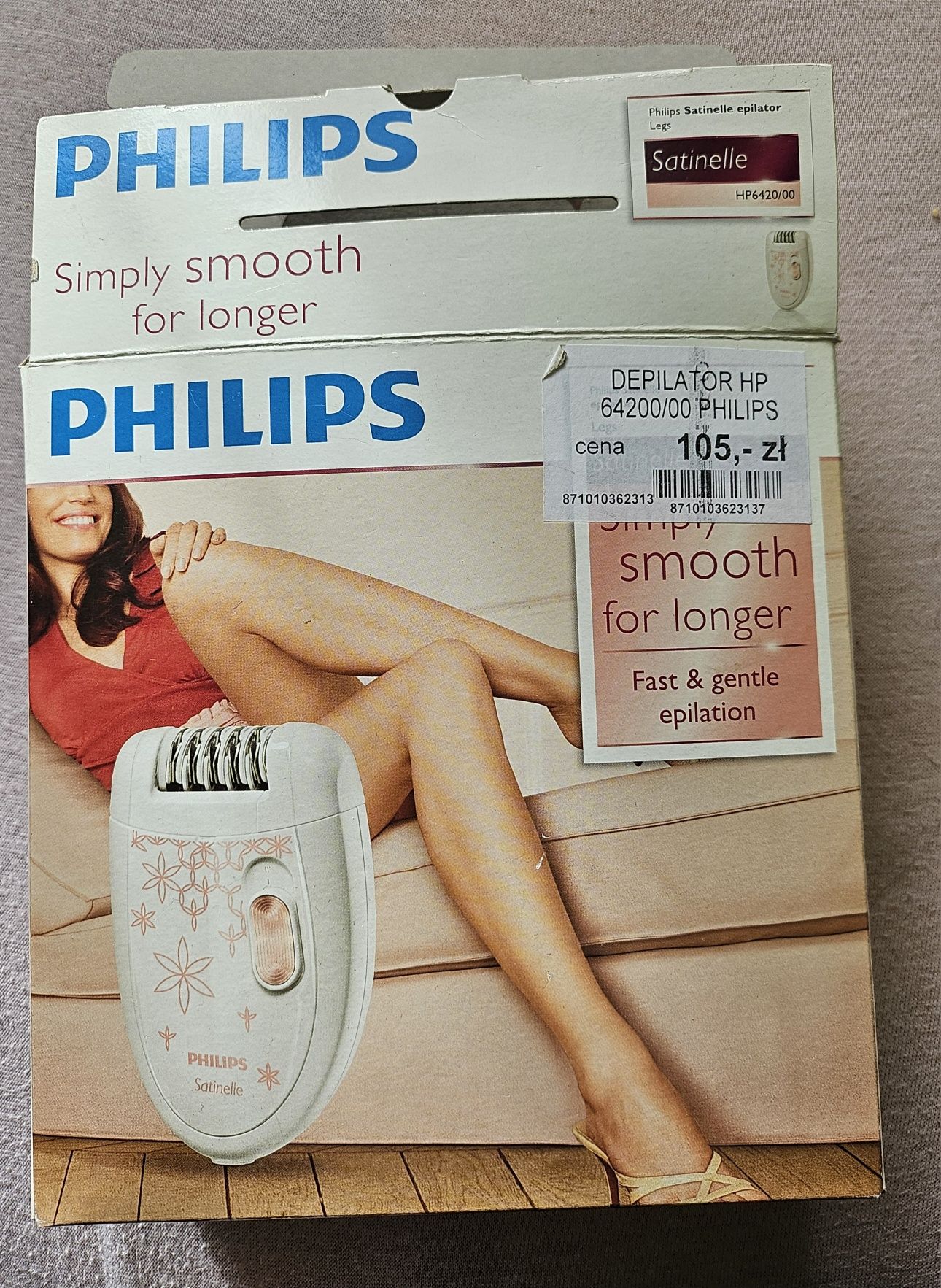 Depilator philips silmply smoothfor longer