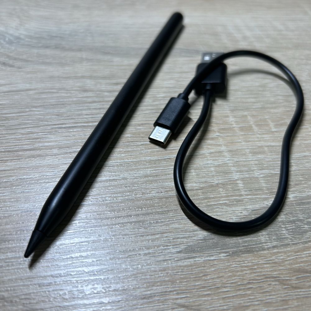 Rysik z kablem do ładowania ipad tablet czarny nie baseus apple pencil