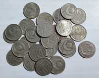 Монеты СССР 20 копеек 1952-1990 г. (35 шт)