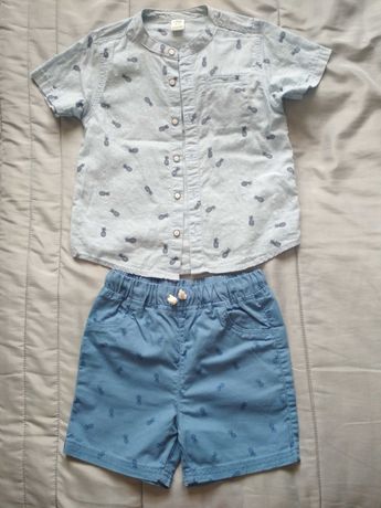 Сорочка, шорти, комплект Waikiki, 98/104 / рубашка, шорты Waikiki