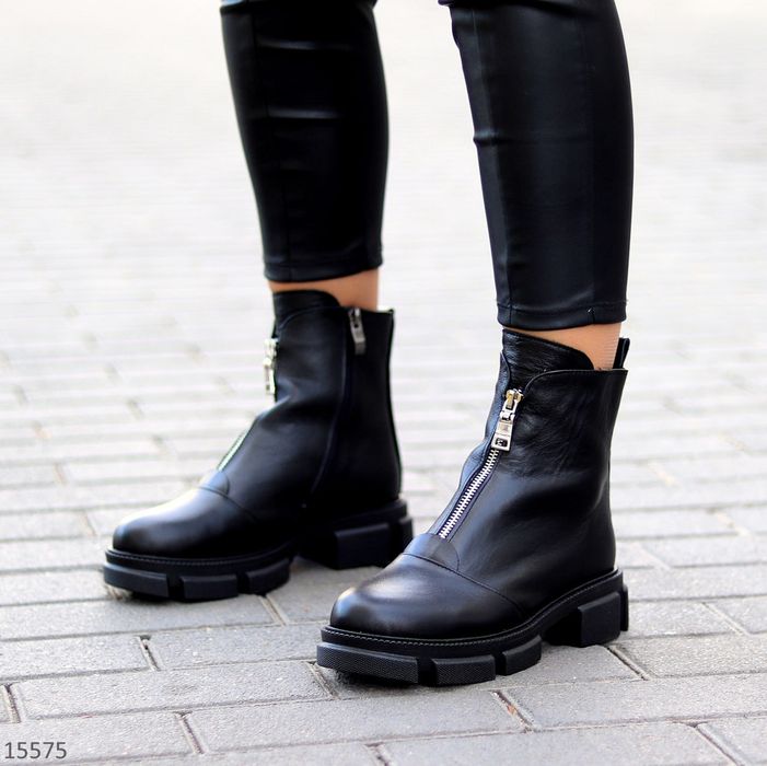 Черевики жіночі демісезонні шкіряні