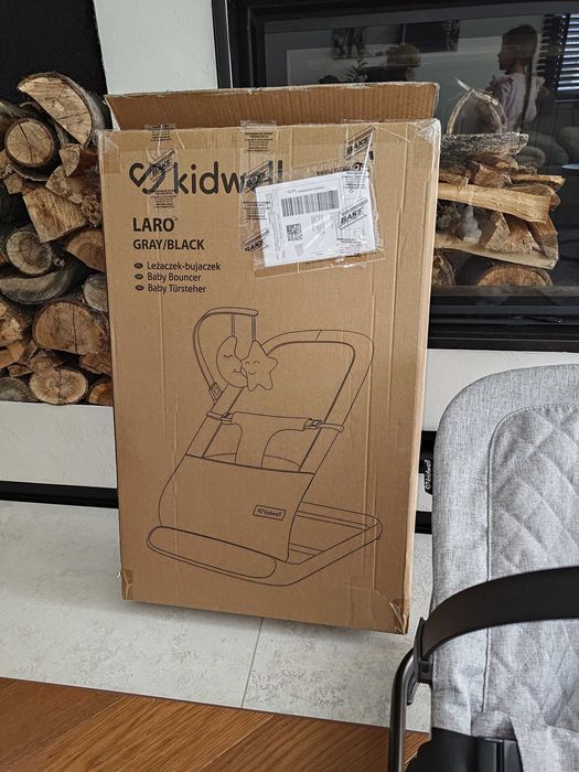 Leżaczek Kidwell Laro Grey/Black