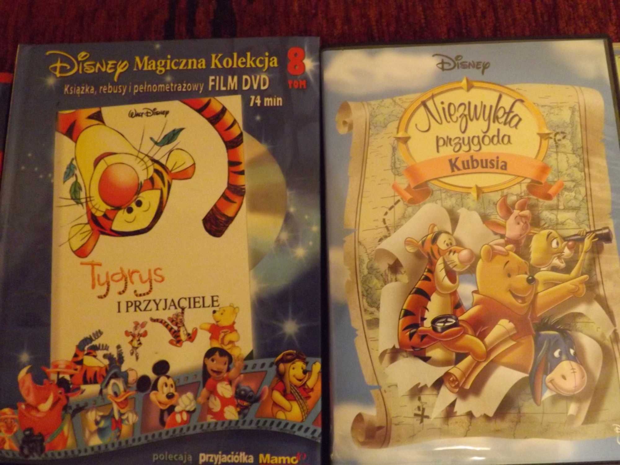 Kubuś puchatek, maleństwo 10 dvd disney tygrysek bajki filmy