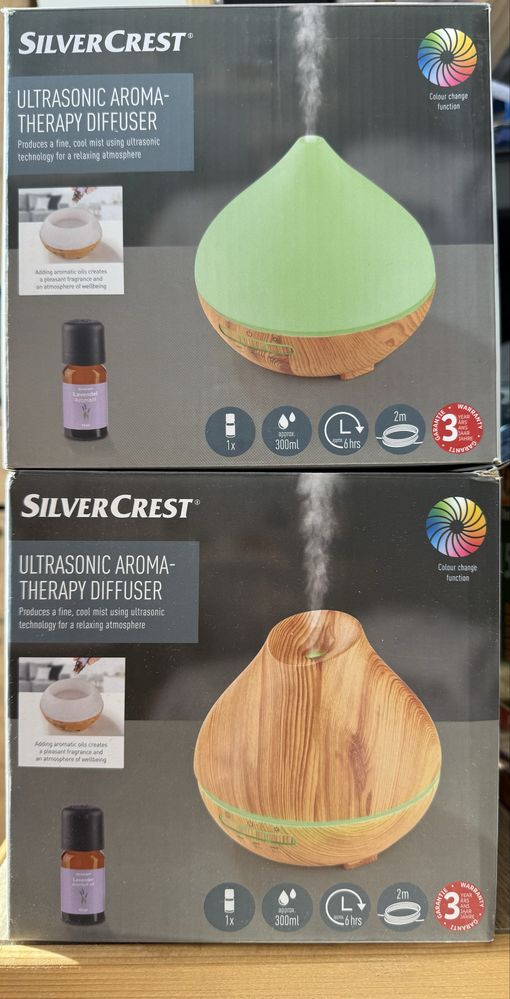 Зволожувач повітря, Аромалампа Silver Crest різнокольорова