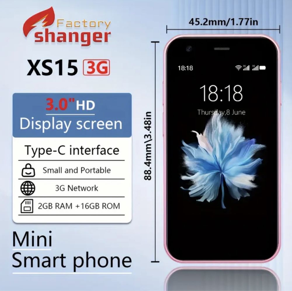 Nowy mini smartfon, idealny do ściągania na sprawdzianie lub ukrycia !
