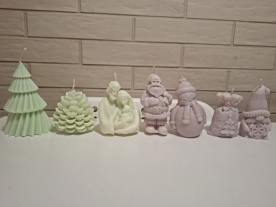 Świeczki z wosku sojowego