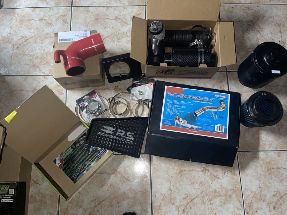 Filtro ar e tubo admissão universal