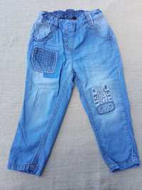 Spodnie jeansowe joggery Next r.92