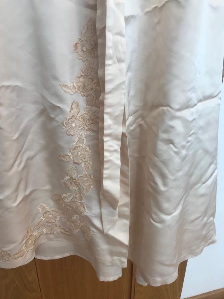 Robe de noiva e camisa de noite a condizer renda / vintage