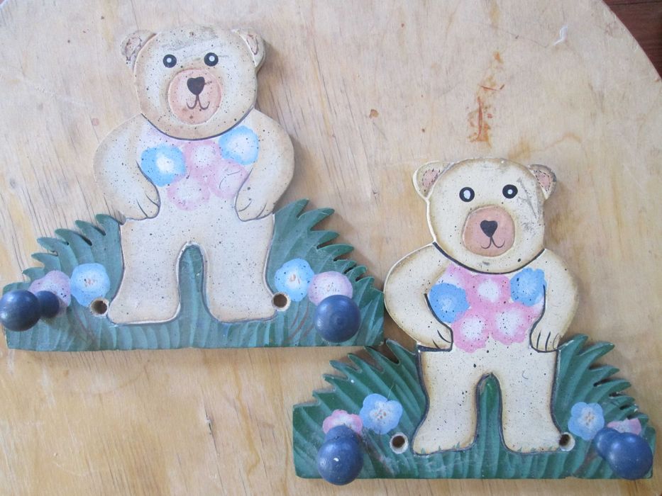 Par de Bengaleiros ursinho, em madeira, em excelente estado