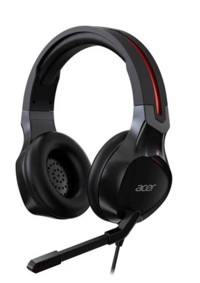 Headset Acer Nitro Gaming Preto e Vermelho