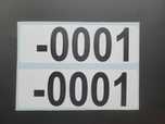 Taxi numery Warszawa naklejki