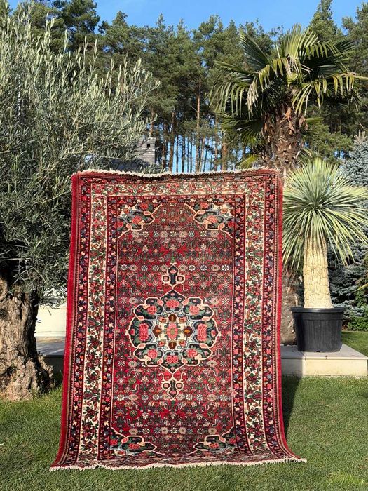 Dywan Perski R. Tkany Vintage Wełniany Iran Bidjar 215x135 gal. 11 tyś