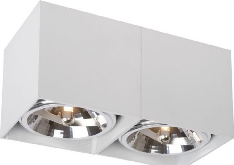 Lucide DIALO - Reflektor sufitowy - 2x35W 2800K - Biały