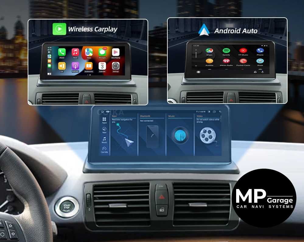 Stacja Multimedialna BMW 1 E81 / E87 Snapdragon CarPlay/AA LTE Montaż