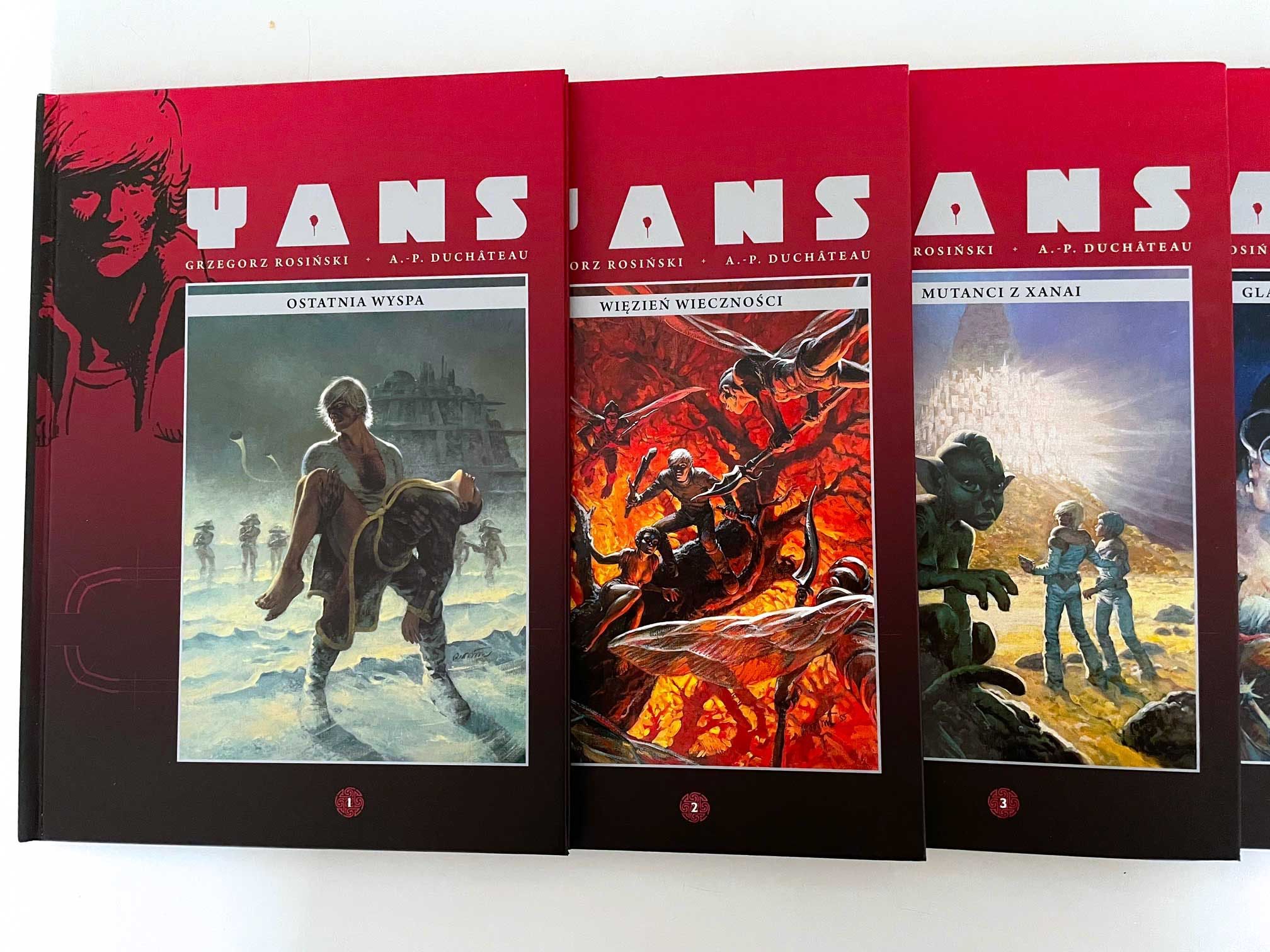 Zestaw YANS, Rosiński-Duchateau. 5 tomów, kolekcja Hachette. Jak nowe!