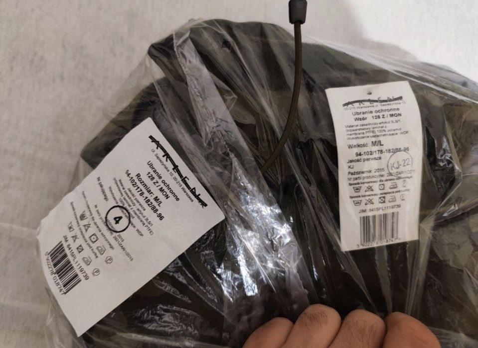 Uubranie ochronne GORETEX nowy wzór 128Z