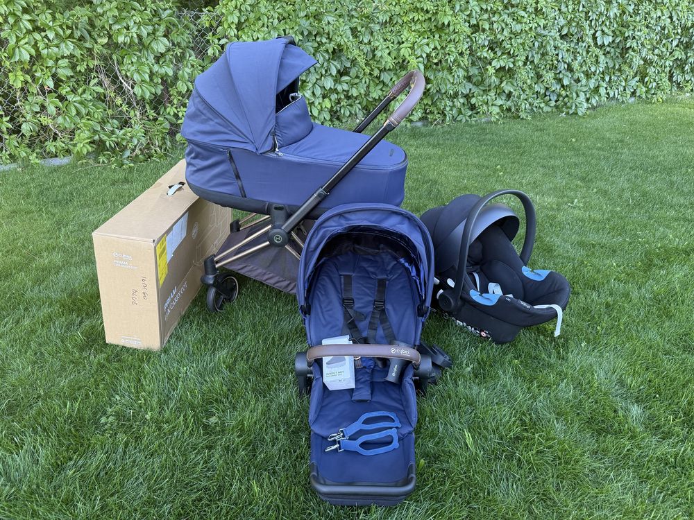 Wózek 3w1 Cybex Priam 2.0 Indigo Blue-Rezerwacja do 10.08