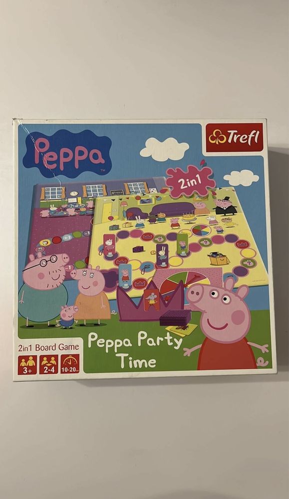 Gra planszowa 2w1 Peppa party time trefl