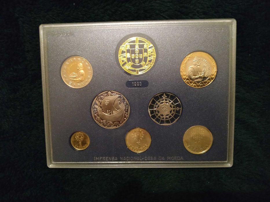 Portugal - caixa de moedas proof de 1993