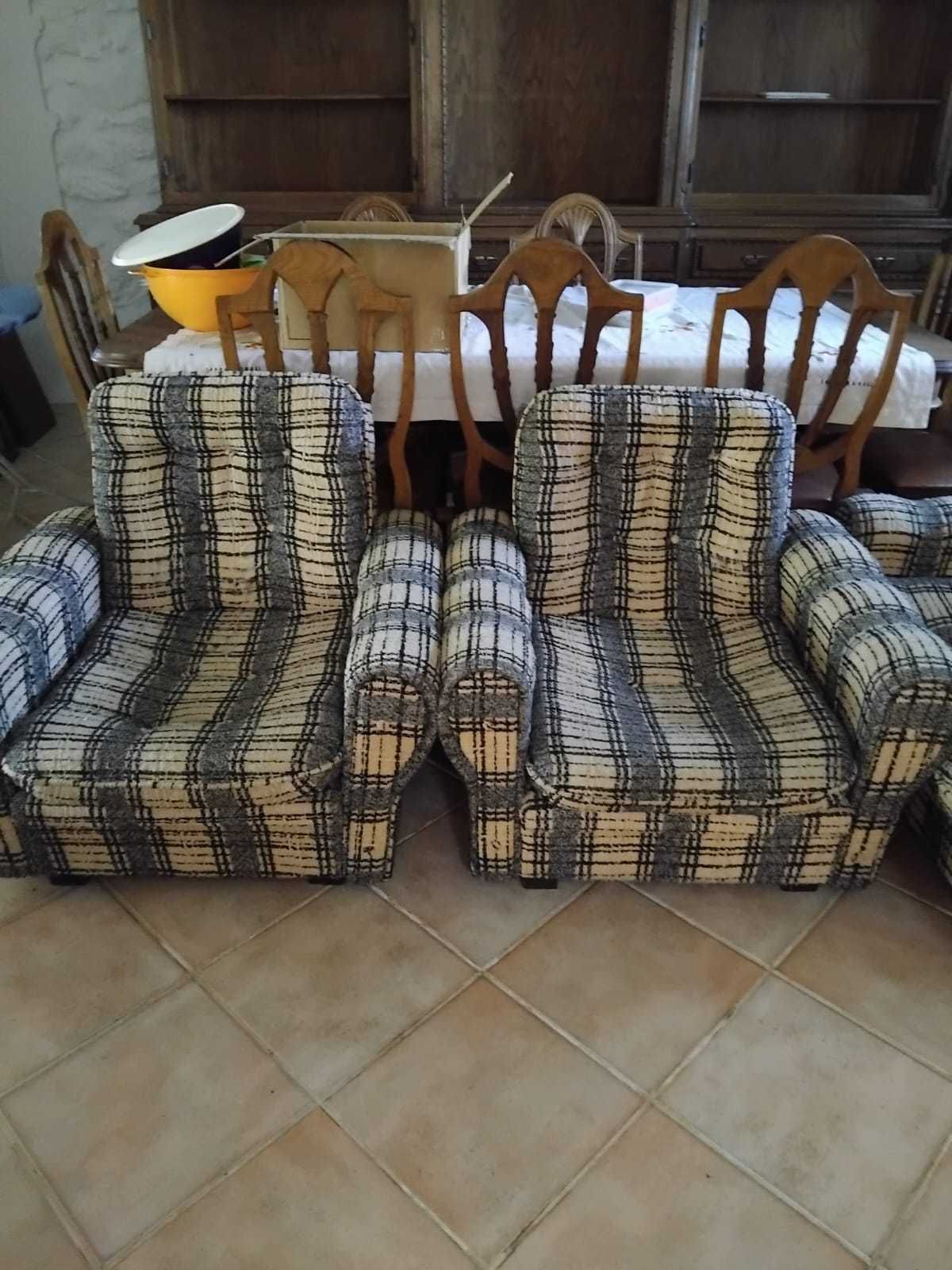 conjunto de sofás de sala de estar
