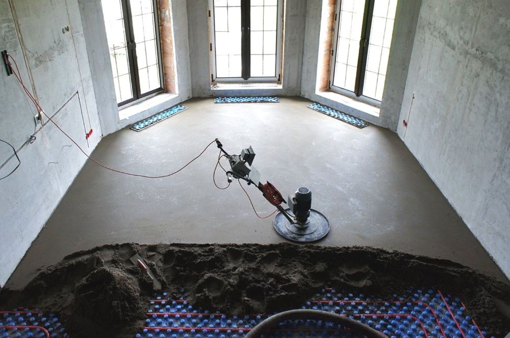 Стяжка, штукатурка машинним методом