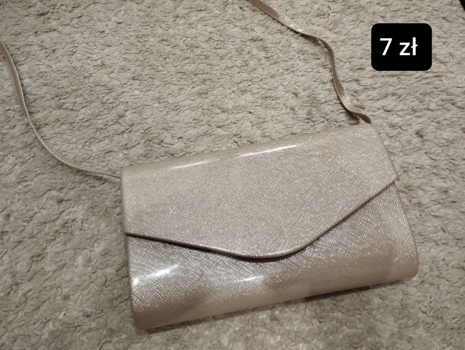 Torebka damska kopertówka na długim pasku