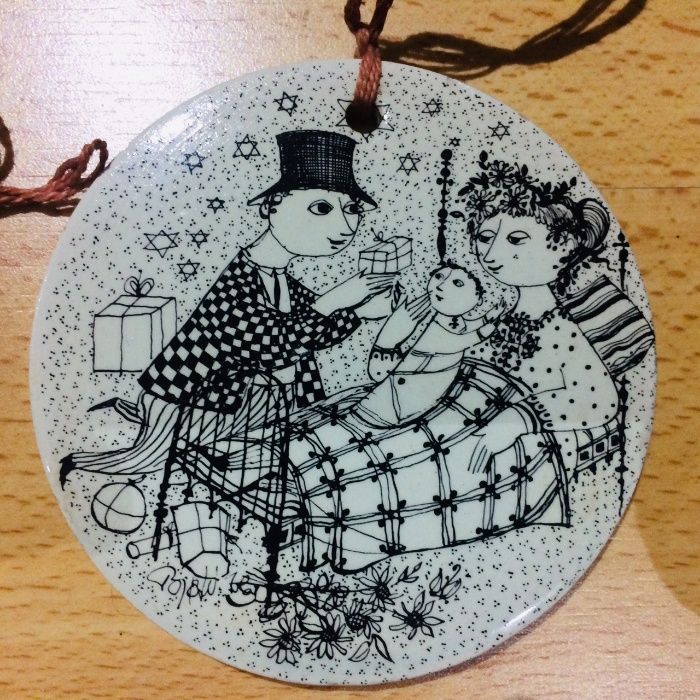 Calendário Cerâmico, peça do artista Bjorn Wiinblad