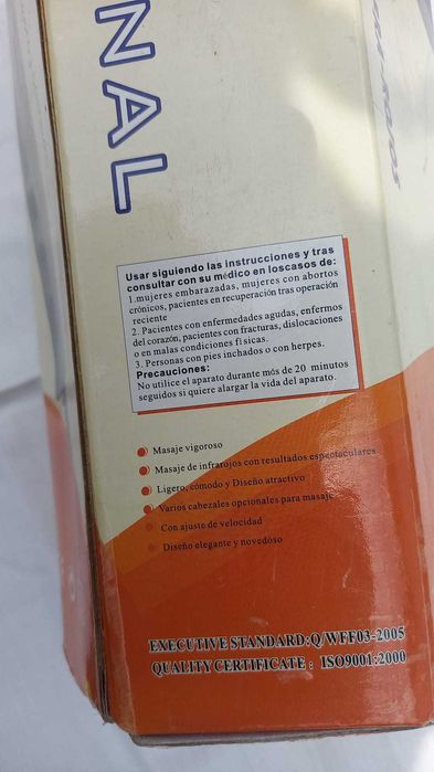 Massajador infra vermelhos