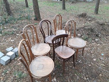 Krzesła gięte z początku XX wieku do renowacji