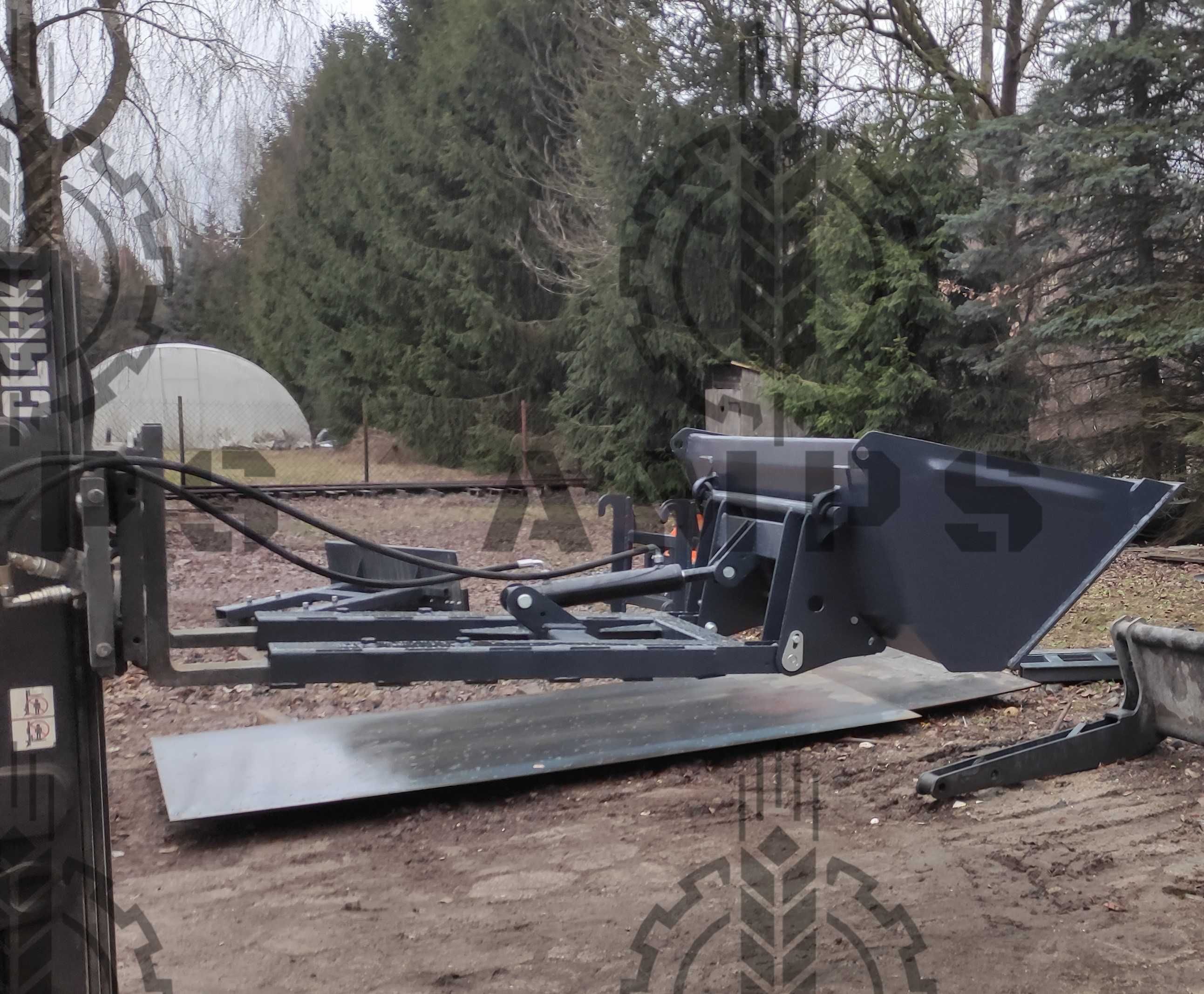 Łyżka na wózek widłowy 1,40m