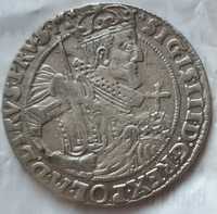 Монета Орт 1623 Польша