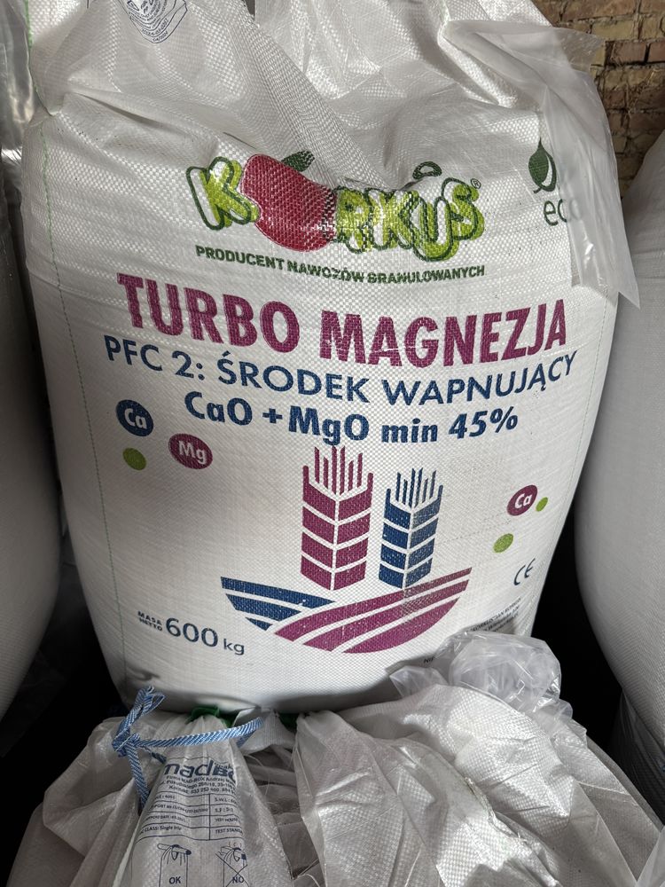 Nawoz agrokol turbomagnezja turbocalc kreda nawóz węglowy