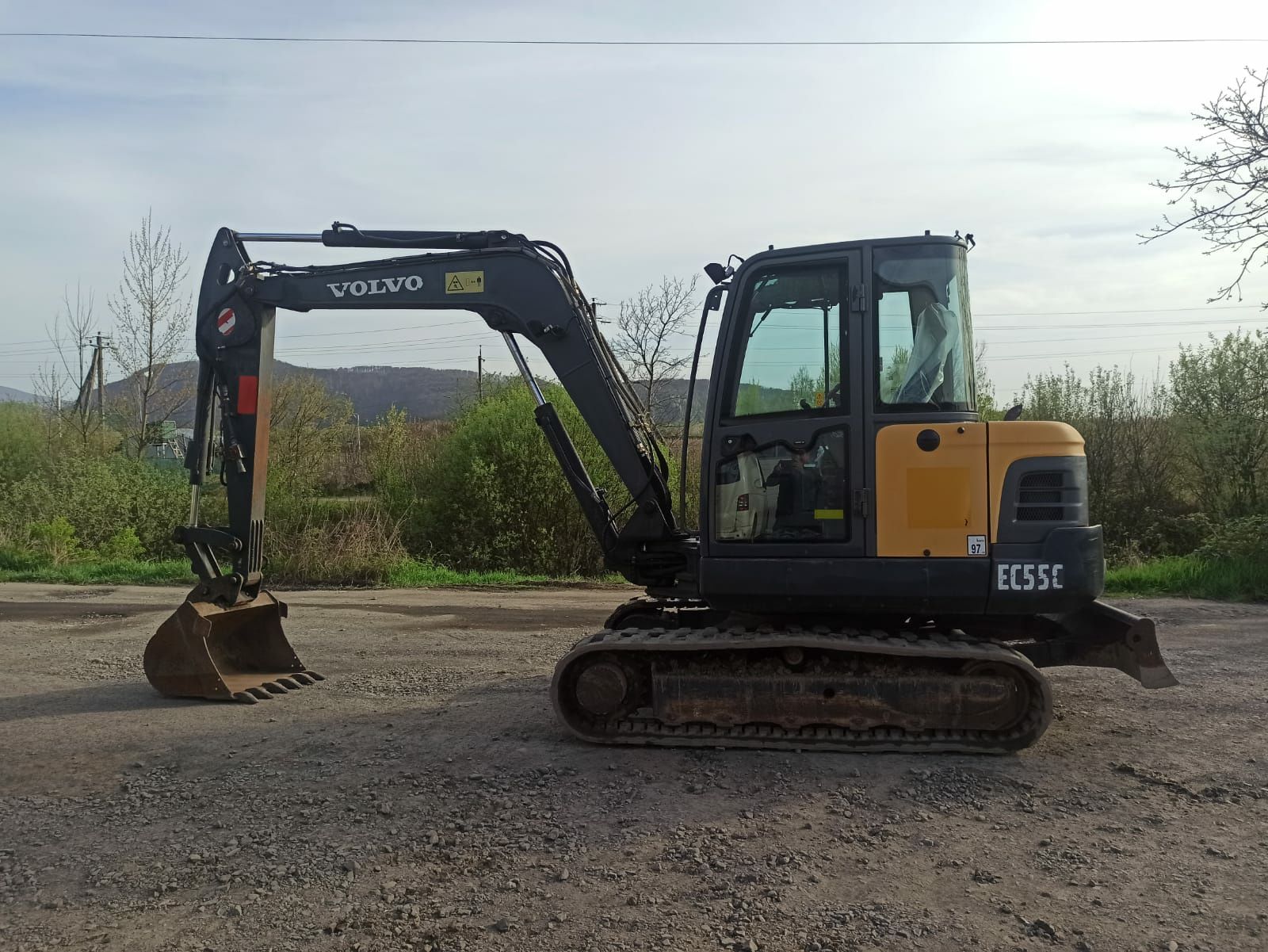 Міні Екскаватор Volvo EC55 2011року 5600м.г CAT JCB Kubota Yanmar