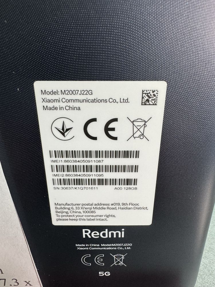 Смартфон Xiaomi Redmi Note 9T 4/128GB Nightfall Black