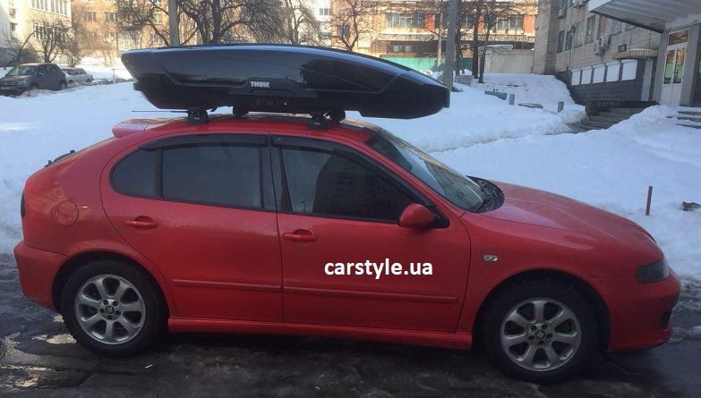 Автобокс на дах Thule Motion XT L чорний сірий глянець 195x89x44 450л