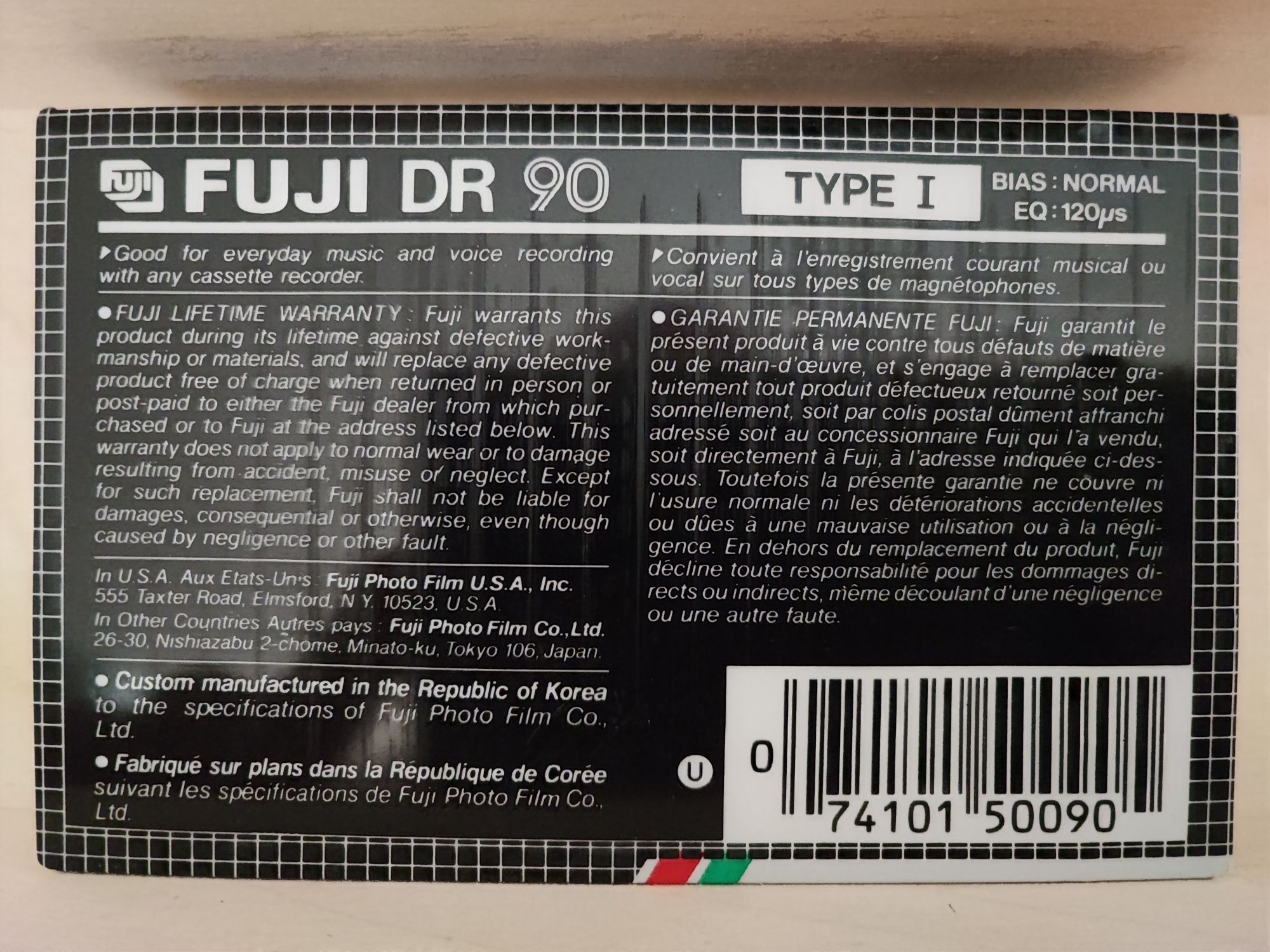 Cassette Fuji DR C90